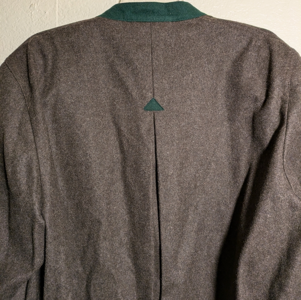 Zeiler Men's Gray Double-Breasted Jacket Size 42 - Picture 8 of 12